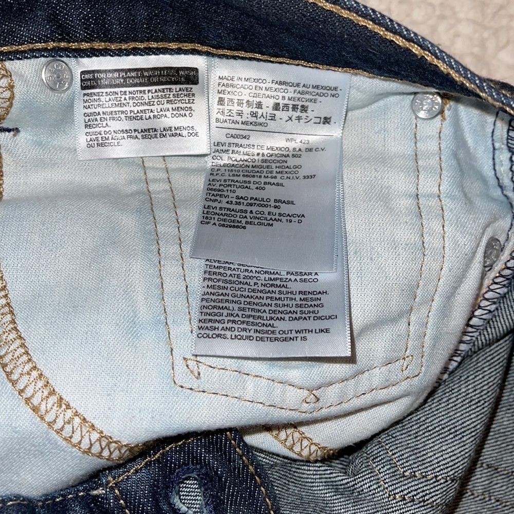 Mens Levi’s 514 Dark Wash Jeans! - Picture 4 of 6